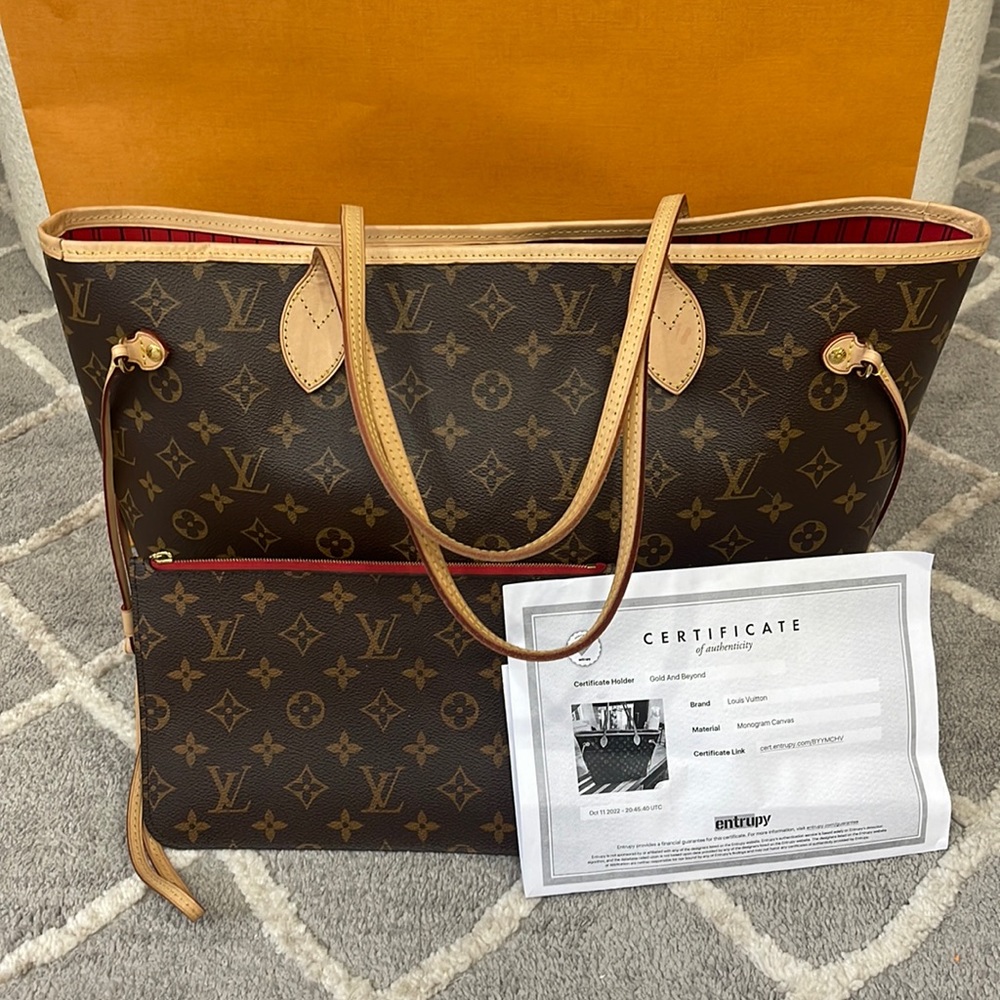 Louis Vuitton Monogram Neverfull MM with Pouchette